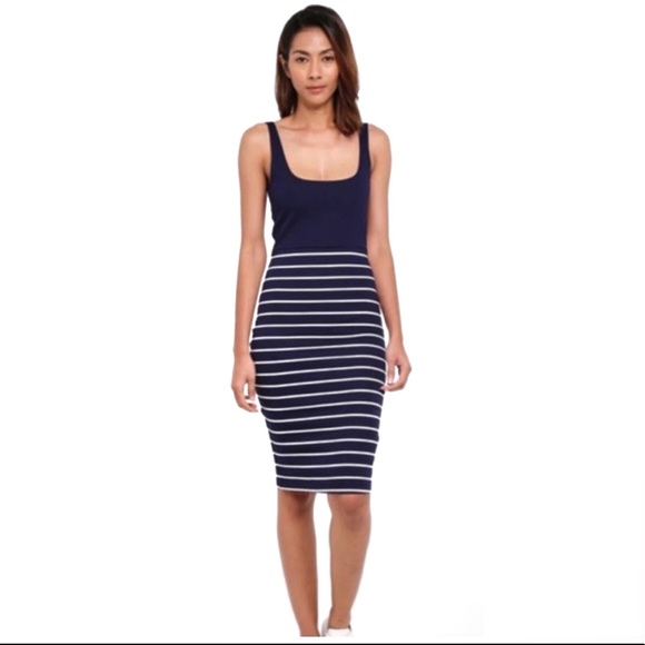 Cotton On Kimi Scooped Bodycon Midi Dress S - Picture 2 of 8